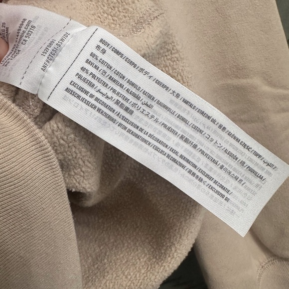 Abercrombie & Fitch beige Hoodie size M - Picture 4 of 8